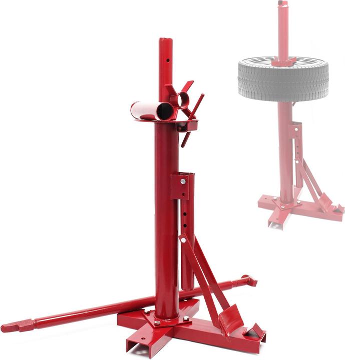 Actual product image Wiltec Portable Tyre Changer with Bead Breaker for Manually Mounting and Demounting 8" - 16" Tyre