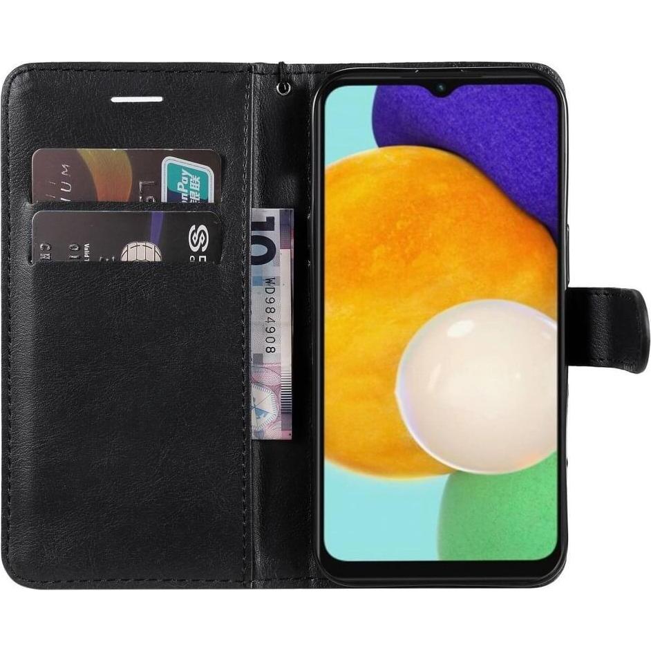 Thumbnail - Cover-Discount Galaxy A14 - Leder Etui Hülle schwarz (Samsung Galaxy A14), Smartphone Hülle, Schwarz