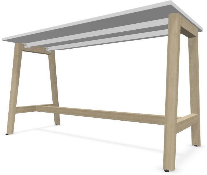Actual product image Narbutas Nova Wood high table (160 x 70 x 90 cm)