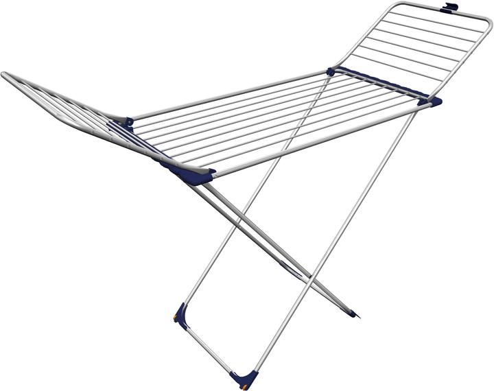 Image du produit Gimi Tempo Aluminium Floor Clothesline 20 m Corde à linge en aluminium, noir (20 m)