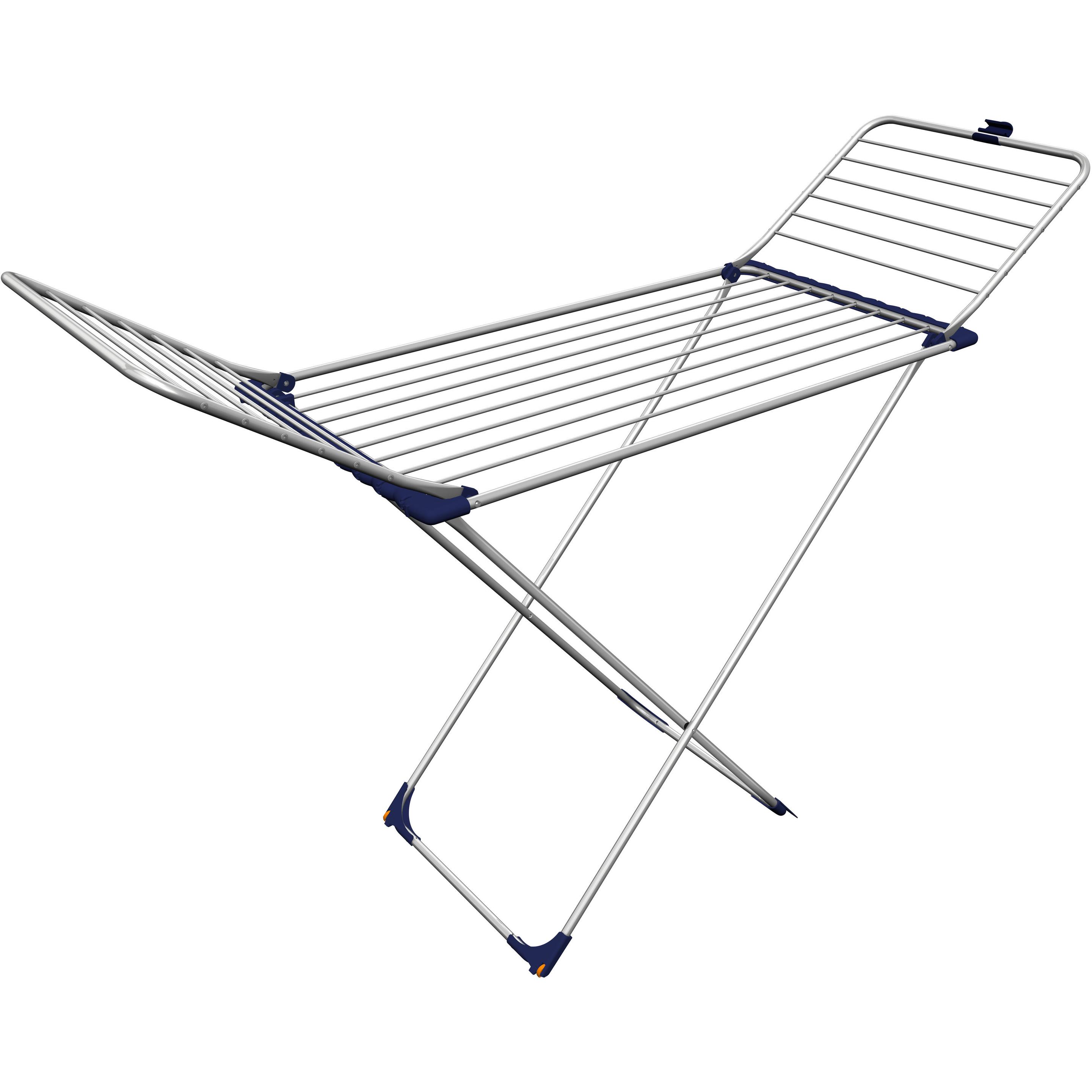 Thumbnail - Gimi Tempo Aluminium Floor Clothesline 20 m Aluminium Wäscheleine, Schwarz, Wäscheständer, Schwarz