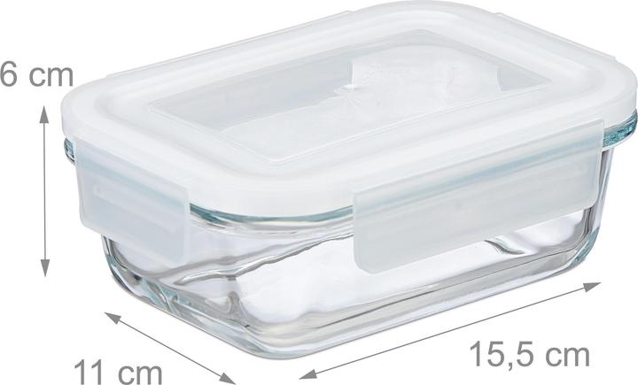 Actual product image Relaxdays Glass storage set (0.37 l)