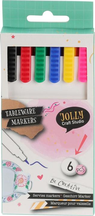 Image du produit Creative Craft Group Marqueurs pour porcelaine, 6 pcs. (6 x)