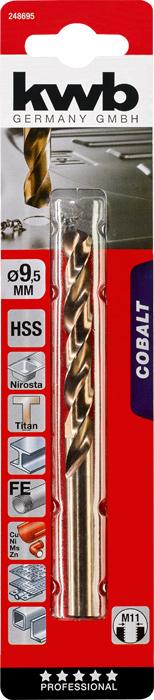 Immagine prodotto kwb Trapano a torsione COBALT 9,5 mm (9,5 mm)