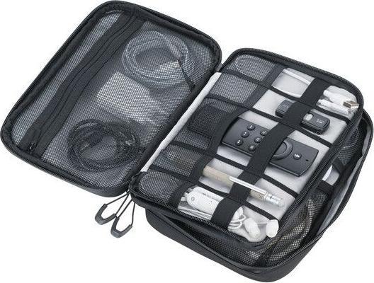Actual product image Troika BUSINESS TECH POUCH 2 Pochette pour câbles, gris