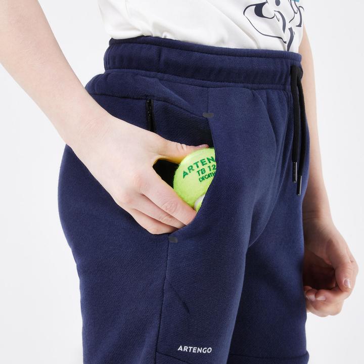 Image du produit Artengo Pantalon de Tennis Enfant avec fermeture éclair au bas des jambes - TPA TH Junior bleu