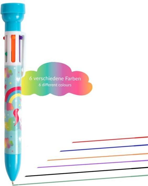 Immagine prodotto Sombo Stylo à bille multicolore Licorne