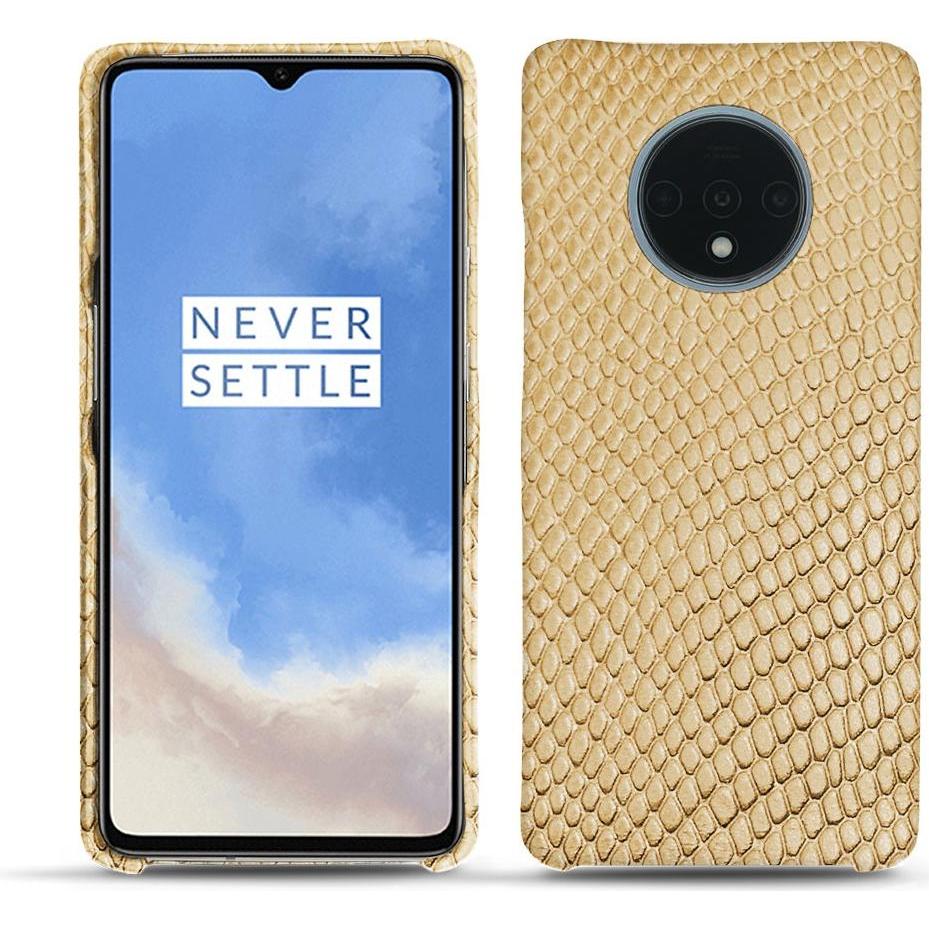 Noreve Lederschutzhülle (OnePlus 7T), Smartphone Hülle, Beige