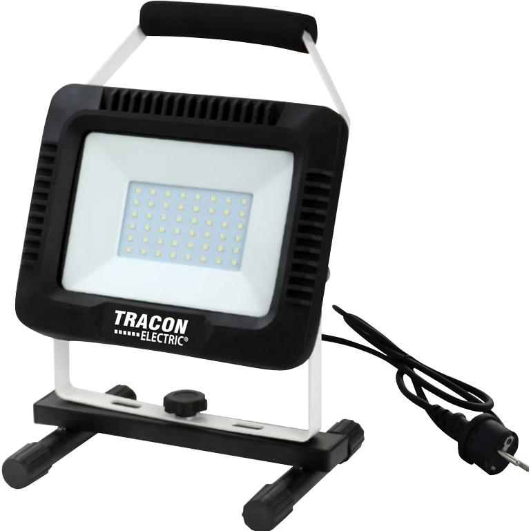 Tracon, Illuminazione officina, Tragbare LED Arbeits-Flutlichtstrahler (2400 lm)