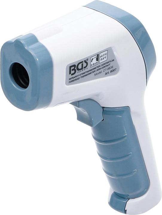 Immagine prodotto BGS Termometro da fronte senza contatto, a infrarossi per misurare persone + oggetti 0 - 100° (Senza contatto, Fronte)