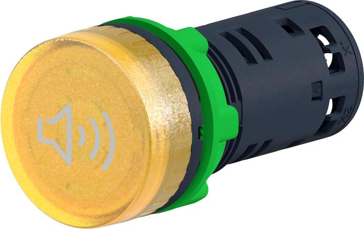 Schneider Electric Illuminated yellow buzzer 110/120V AC/DC