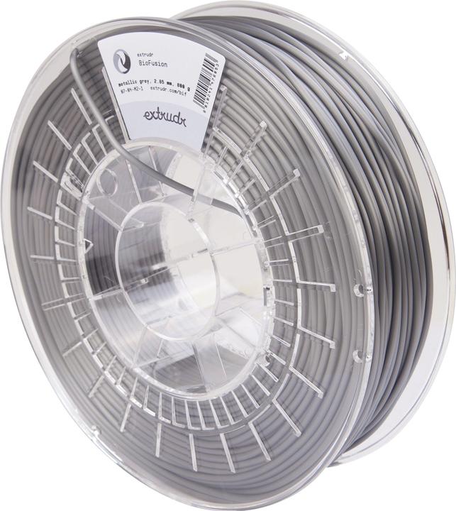 Produktbild Extrudr BioFusion - Metallic Grey - 2.85mm (bioTEC, 2.85 mm)