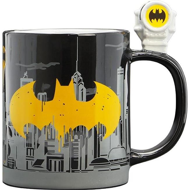 ABYstyle, Tasse, DC Comics Tazza 3D 460ml: Bat-Signal & Batman (460 ml)