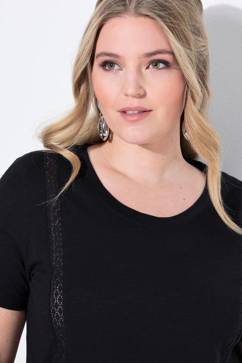 Produktbild Miamoda T-Shirt, A-Linie, Spitzenbänder (44)