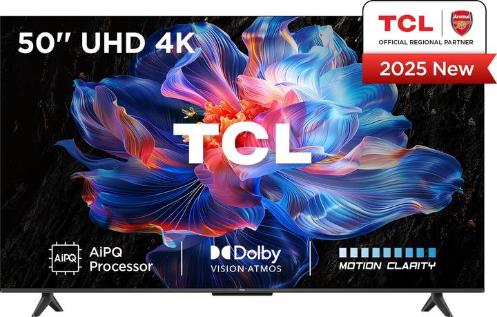 Produktbild TCL 50V6C (50", LED, 4K, 2025)