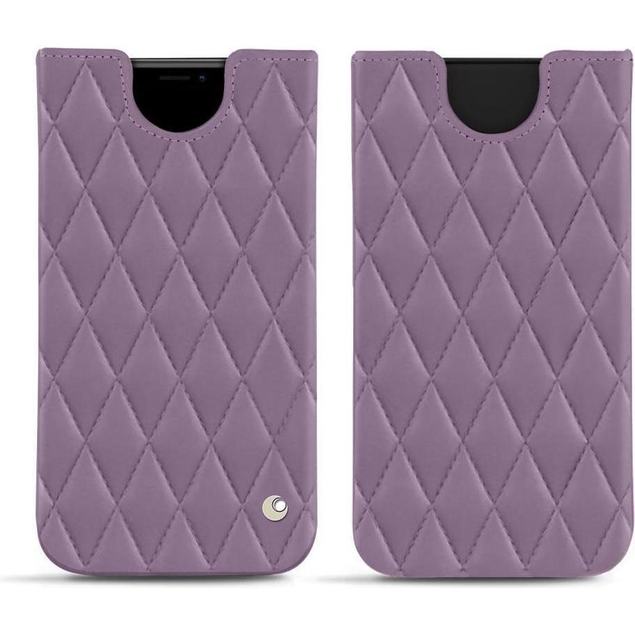 Noreve Lederschutzhülle (Apple iPhone XS Max), Smartphone Hülle, Violett