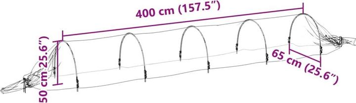 Immagine prodotto vidaXL Pflanztunnel