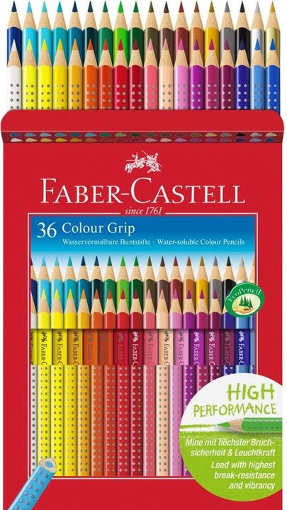 Immagine prodotto Faber-Castell impugnatura a colori (Multicolore, 36 x)