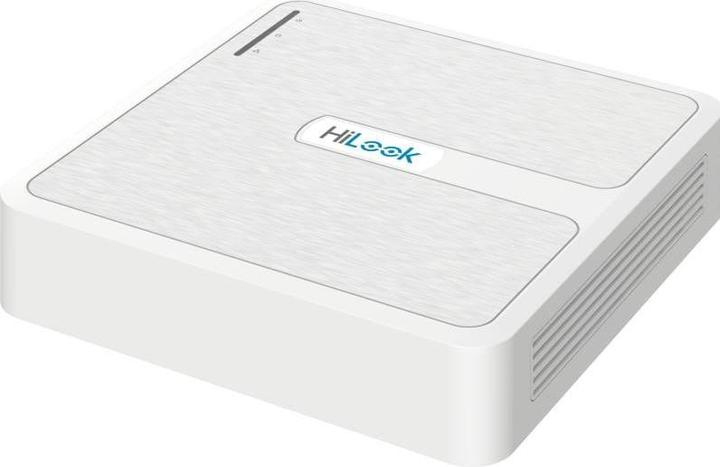 Produktbild HiLook NVR rögzítő - NVR-104H-D/4P (4 csatorna, H265+, HDMI+VGA, 2xUSB, 1x Sata, 4x PoE) (Netzwerk Videorecorder (NVR))