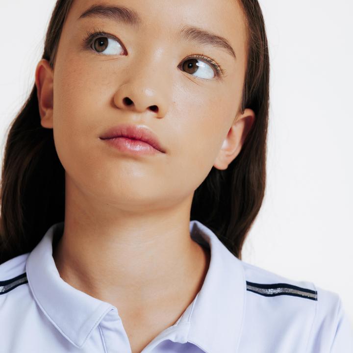 Produktbild Fouganza Reit-Poloshirt Club kurzarm lila (140)