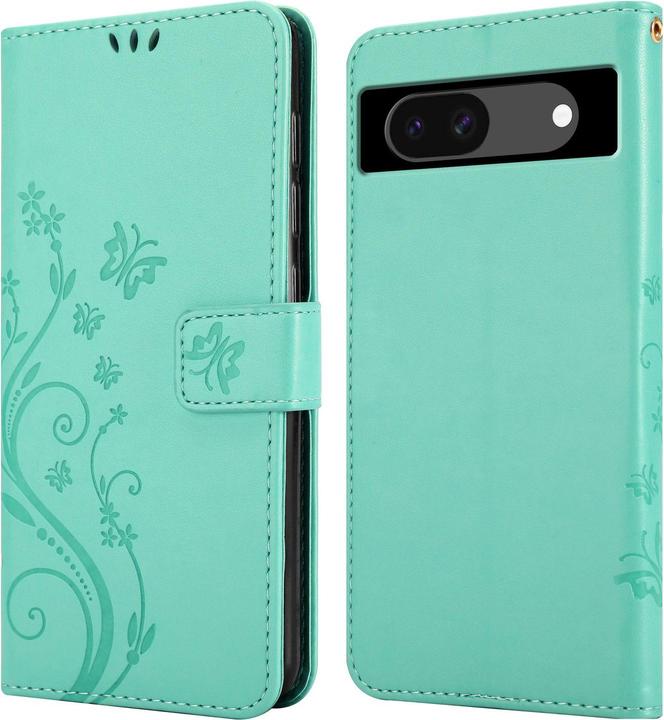 Actual product image Cadorabo Case for Google Pixel 8A Flower Book (Google Pixel 8a)