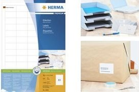 Actual product image Herma Universal labels A4