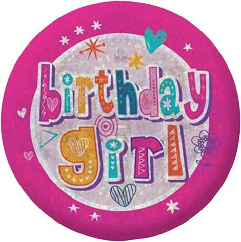 Image du produit Amscan - Badge GIRL