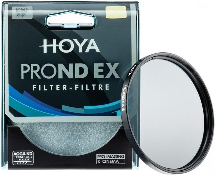 Image du produit Hoya PRO ND EX 8 Filter (55 mm, Filtre gris neutre)