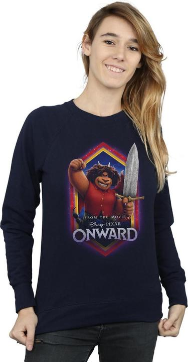 Actual product image Disney Womens/Ladies Onward Corey Manticore Crest Sweatshirt (L)
