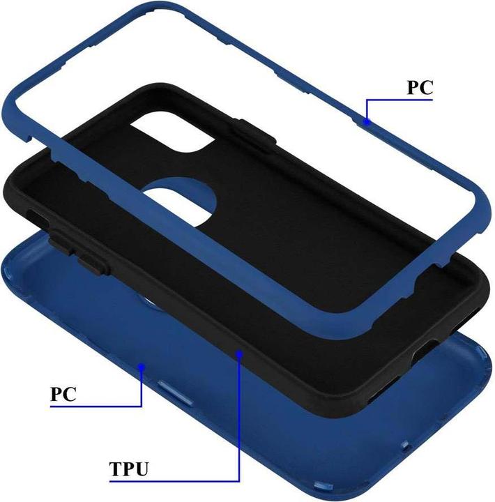 Image du produit Cadorabo Couverture hybride 3 en 1 (3 parties) (Apple iPhone X)