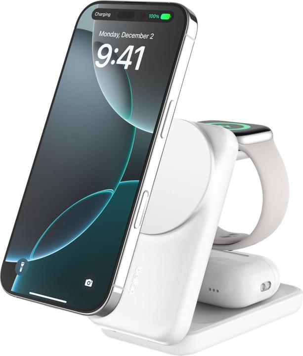 Image du produit Belkin Station de recharge UltraCharge 3 en 1 (25 W)