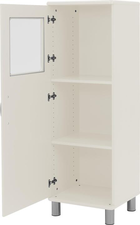 Produktbild tenzo Malibu Halbvitrine Metall/Holzwerkstoff 50x41x143 cm (50 x 41 x 143 cm)