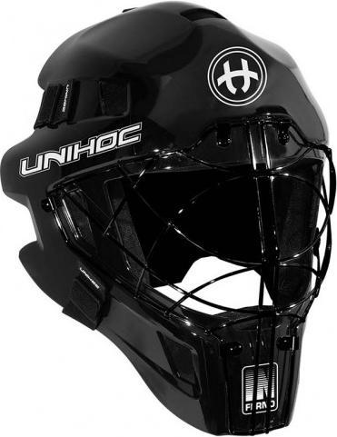 Actual product image Unihoc Inferno 66 Goaliemaske-schwarz-Onesize (One size)