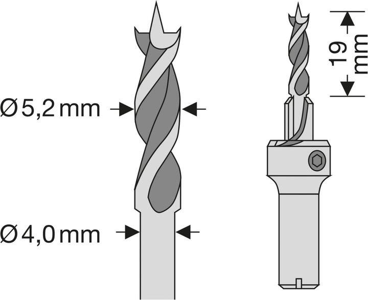 Produktbild Spax Bohrer 5,2 mm Ve5ück Anwendung Holz Auf (5.2 mm)