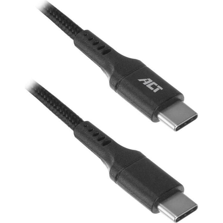 ACT USB 2.0 connection cable C male - C male 1 meter (1 m, USB 2.0), USB Kabel