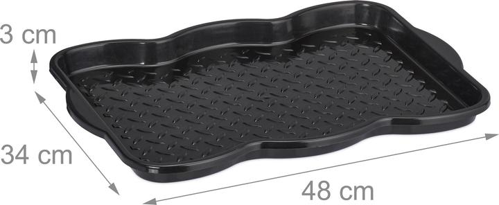 Image du produit Relaxdays Schuhabtropfschale (48 x 34 x 3 cm)