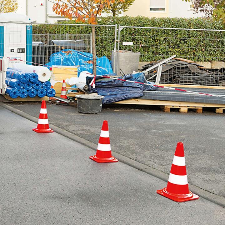 Actual product image Moravia Reflective PVC traffic cone 500 mm, foil type A