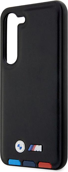 Produktbild BMW BMHCS23M22PTDK S23+ S916 czarny/black Leather Stamp Tricolor (Samsung Galaxy S23+)