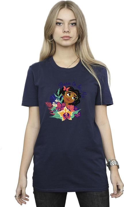 Actual product image Disney Womens/Ladies Encanto Born To Be Me Cotton Boyfriend T-Shirt (XL)