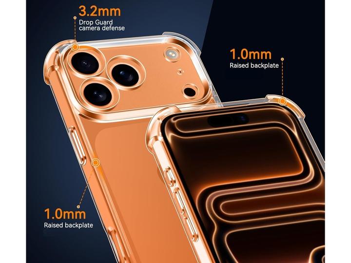 Immagine prodotto Screenguard Crystal Soft Airbag Bumper Hülle (Apple iPhone 17 Pro)