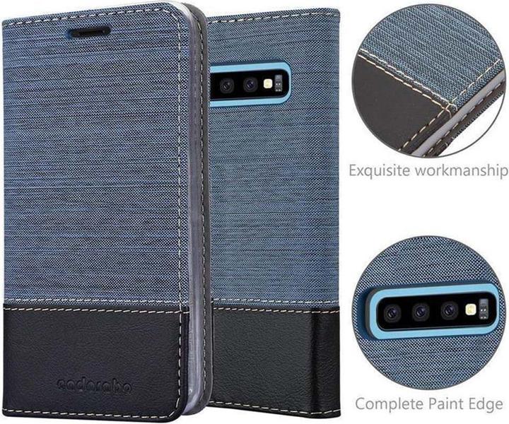 Actual product image Cadorabo Book Jeans Optics Cover (Samsung Galaxy S10)
