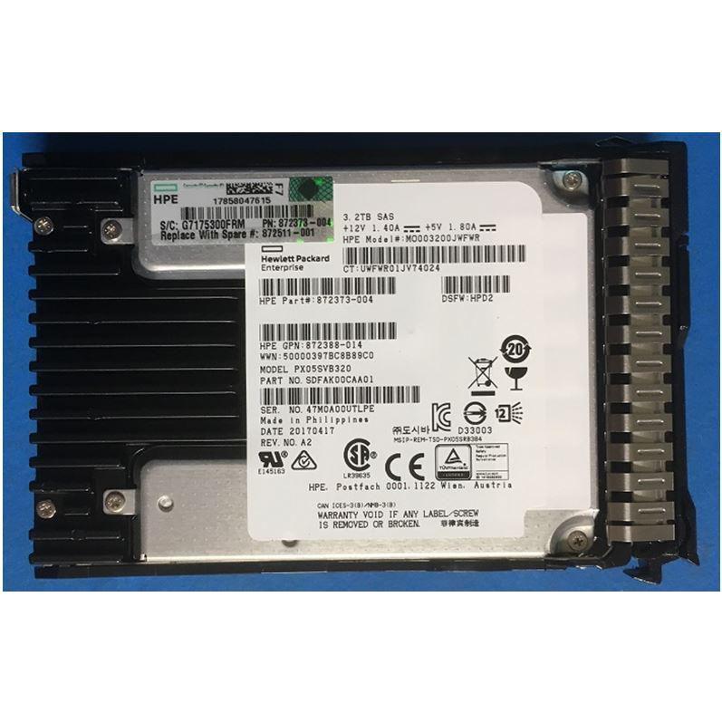 HPE SSD 3.2TB 12G SFF SAS MU SC (3200 GB), SSD