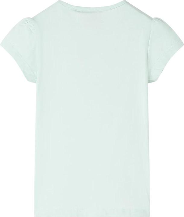 Immagine prodotto vidaXL Maglietta per bambini Verde menta chiaro 92,Materiale: 95 % cotone (92)