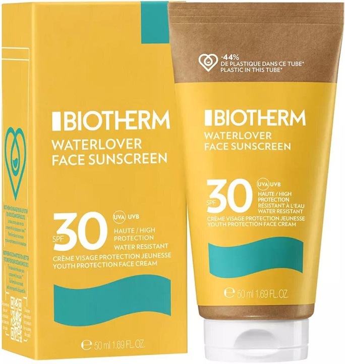 Produktbild Biotherm Waterlover Crème Solaire Anti-Âge SPF30 Creme (Sonnencreme, SPF 30, 50 ml, 67 g)