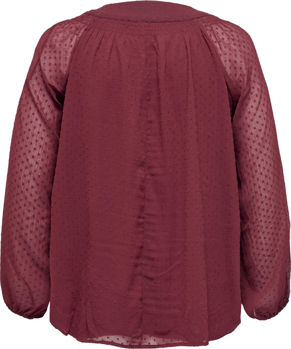 Produktbild Only Normal geschnitten V-Ausschnitt Elastische Bündchen Ballonärmel Top Top (46)
