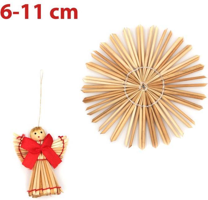 Produktbild Hermex Strohbaumschmuck Set (56x)