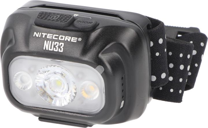 Produktbild Nitecore NU33 Stirnlampe, wiederaufladbare USB-C Kopflampe mit 3 Lichtquellen, 700 Lumen (700 lm)