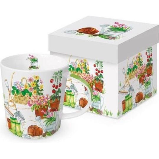 Lubiana Tazza in porcellana Garden 350ml, Tazza, Multicolore
