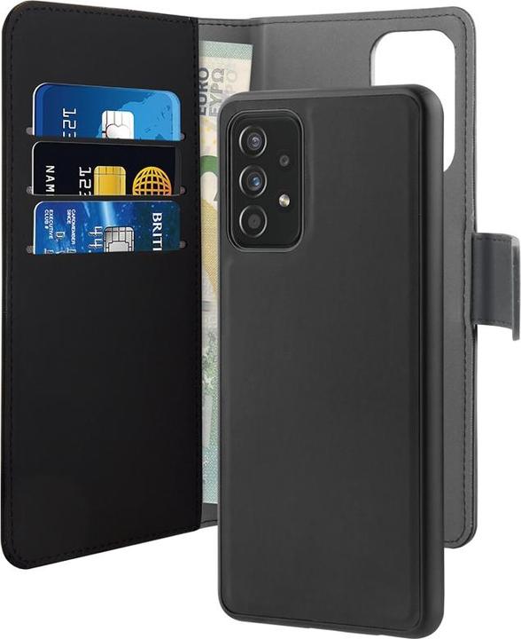 Puro Hoesje Portemonnee Afneembaar 2in1 voor Samsung Galaxy A72 (Zwart) (Samsung Galaxy A72)
