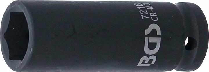 Produktbild BGS Kraft-Steckschlüssel-Einsatz Sechskant, tief Antrieb Innenvierkant 12,5 mm (1/2") SW 18 mm (18 mm)